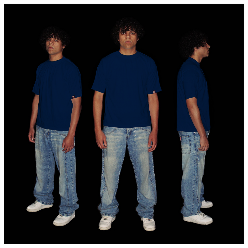 BOX TEE - Atlantic Blue