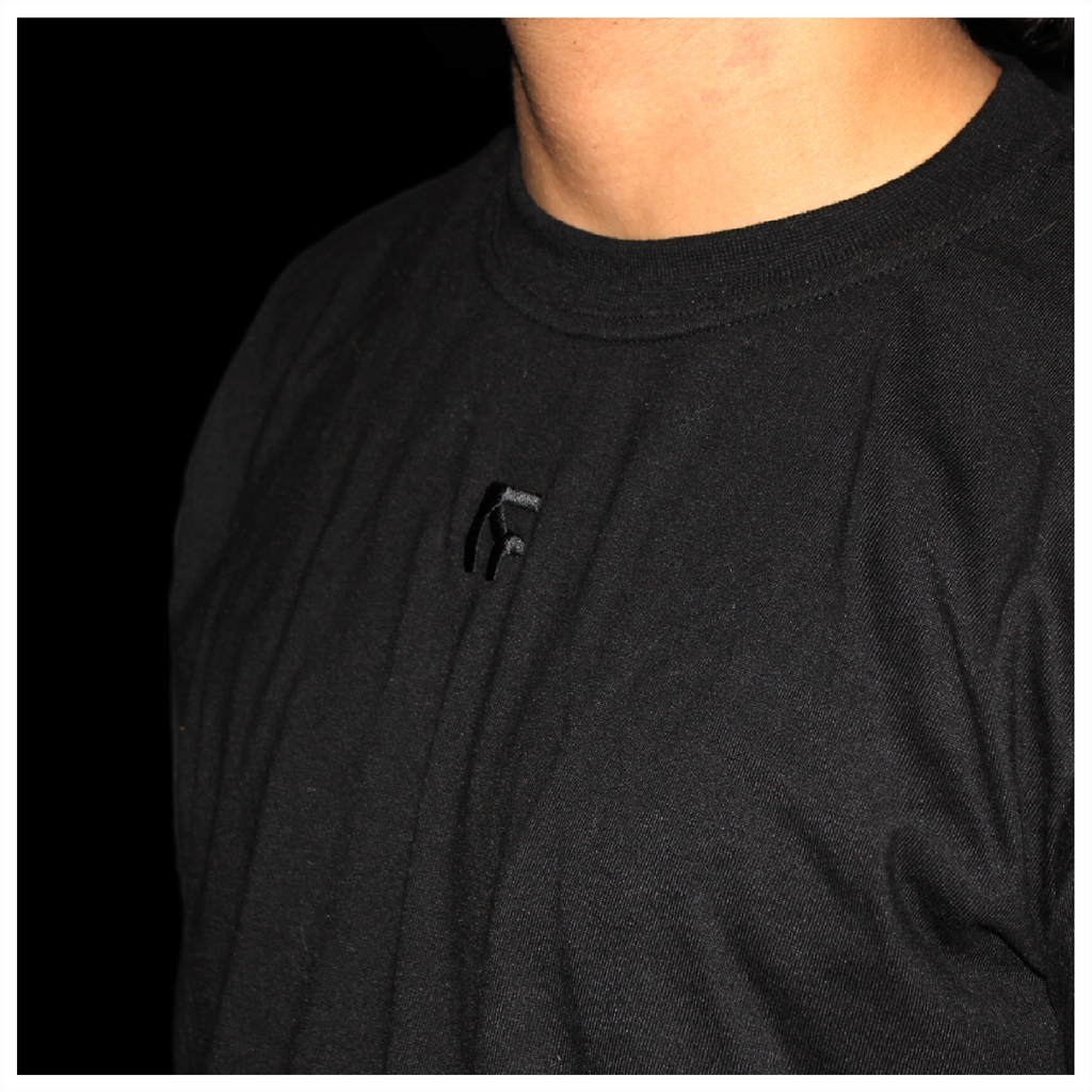 BOX TEE - Arctic Blue (Embroidered Chest)