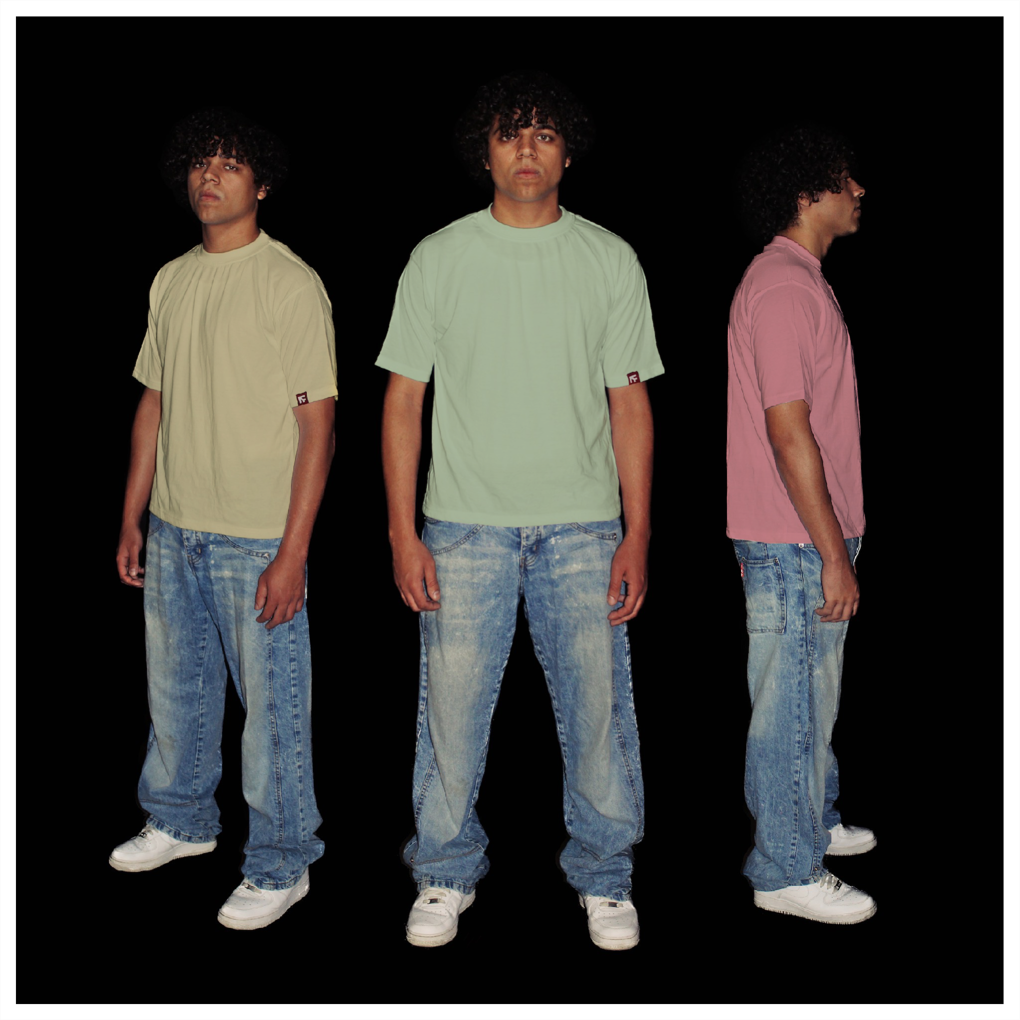 BOX TEE - Spring Pastel 3-Pack