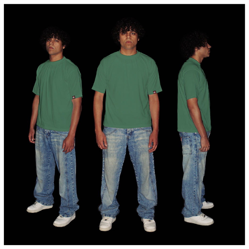 BOX TEE - Prairies Green