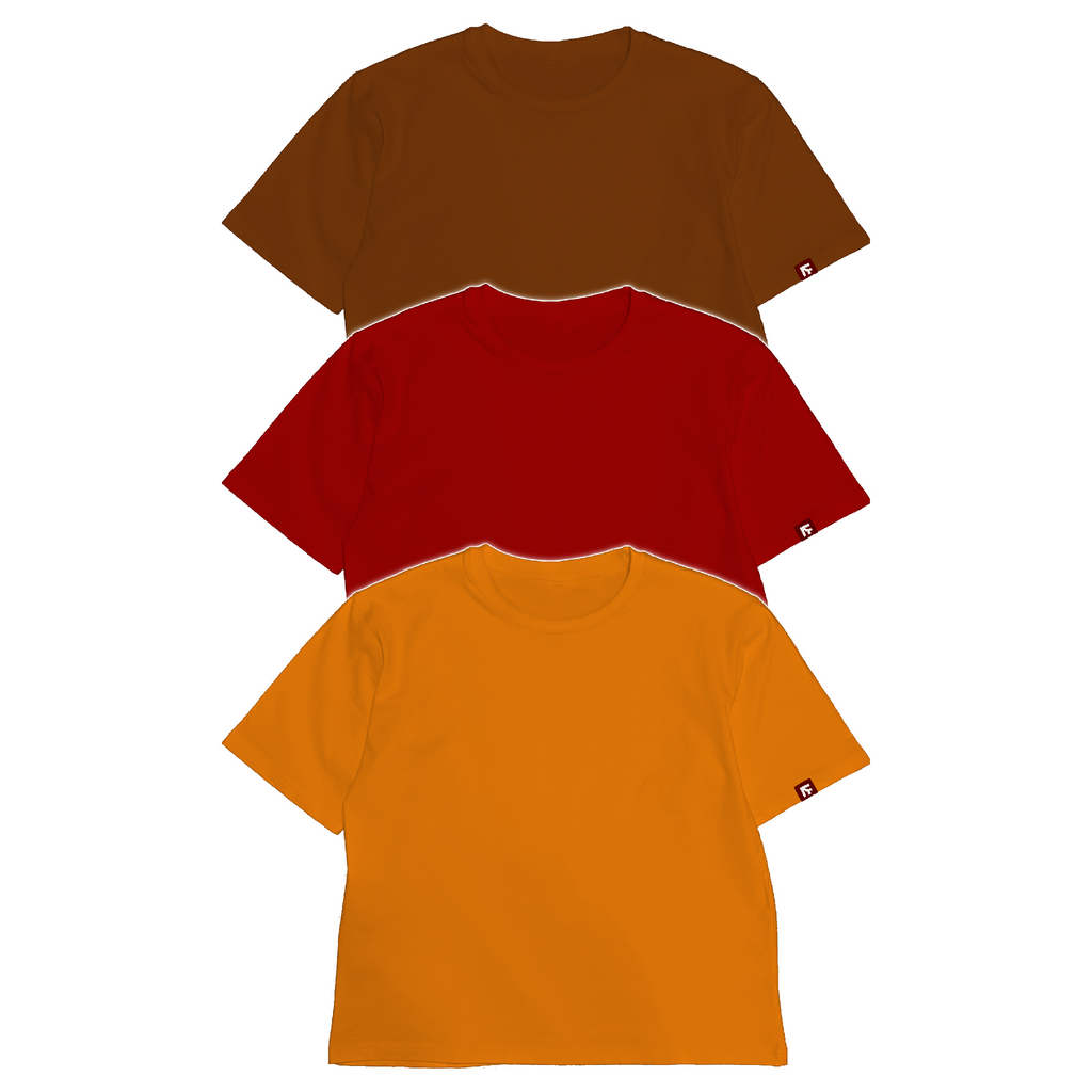 BOX TEE - Fall Warm 3-Pack