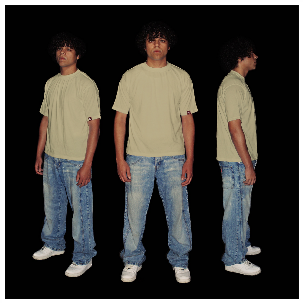 BOX TEE - Shell Beige