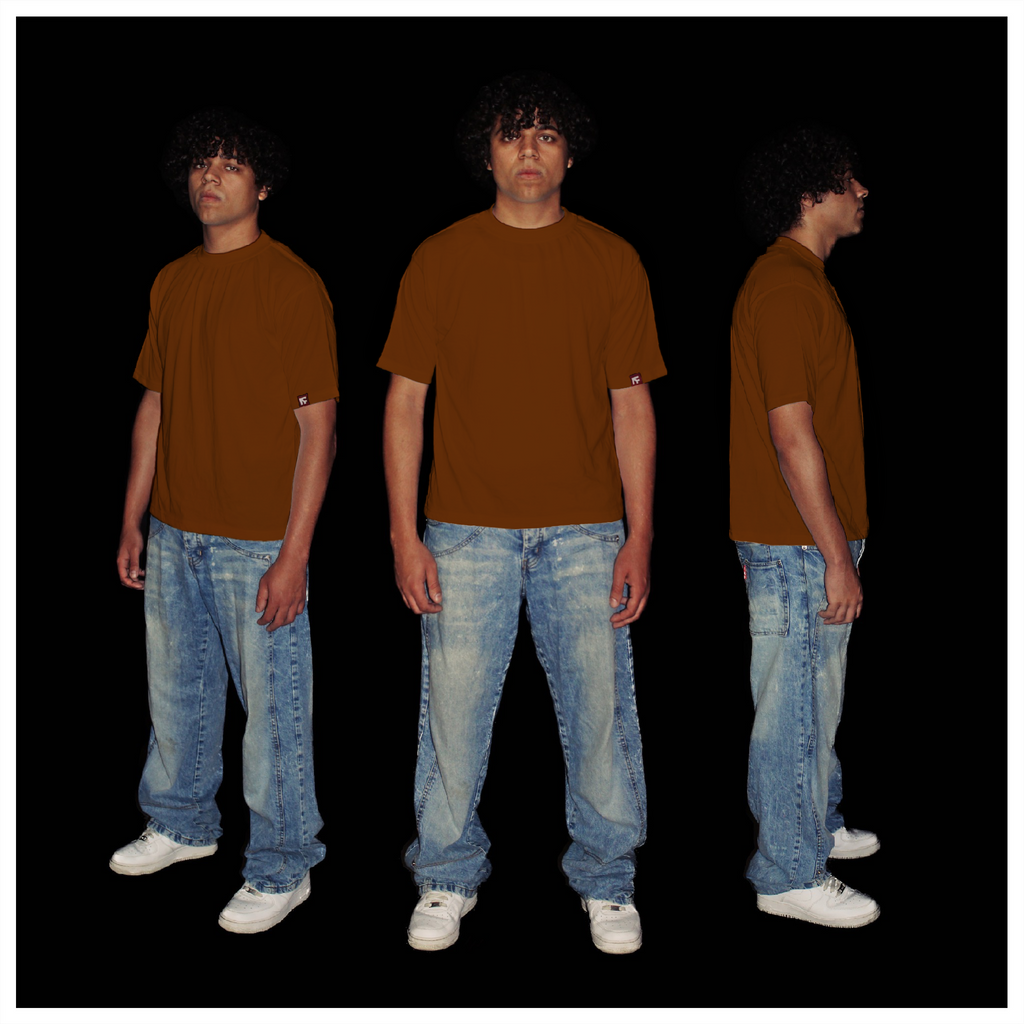 BOX TEE - Pine Cone Brown