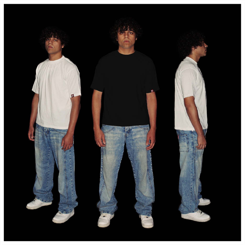 BOX TEE - B&W 4-Pack