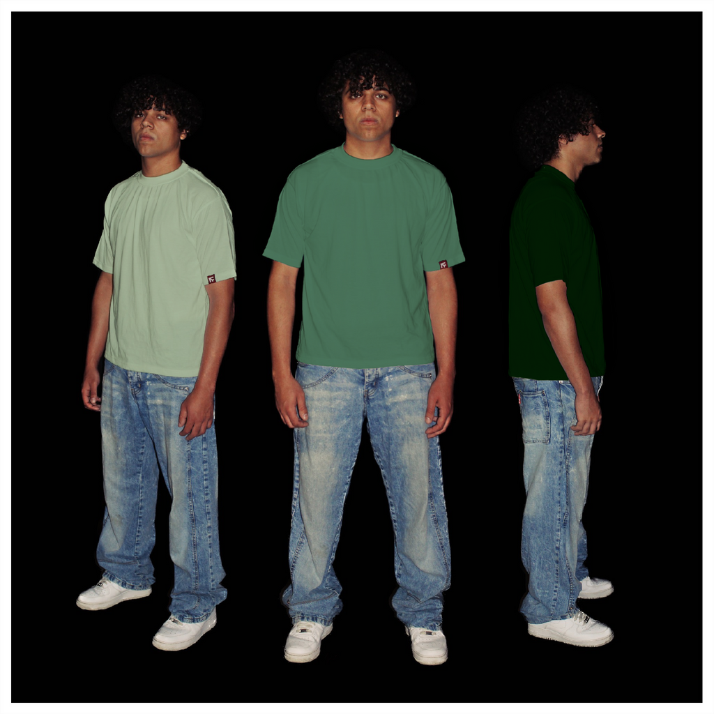 BOX TEE - Foliage Green 3-Pack