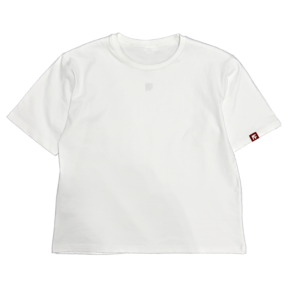 BOX TEE - Snow White (Embroidered Chest)