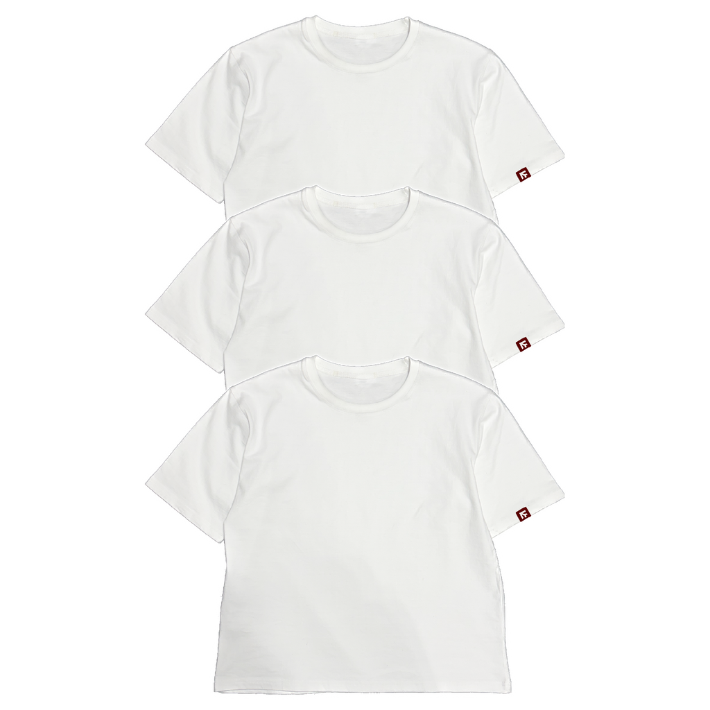 BOX TEE - Snow White 3-Pack