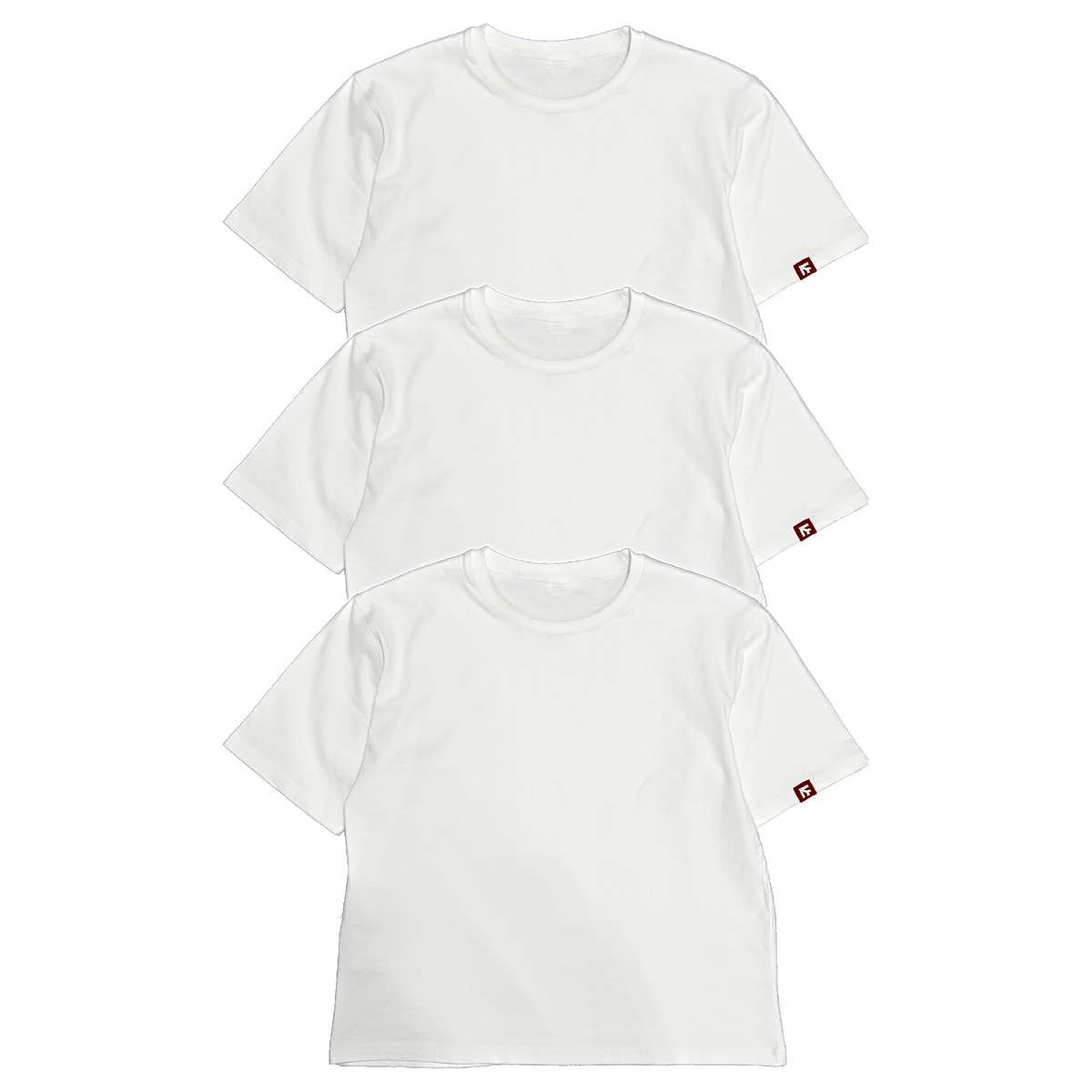 BOX TEE - Snow White 3-Pack