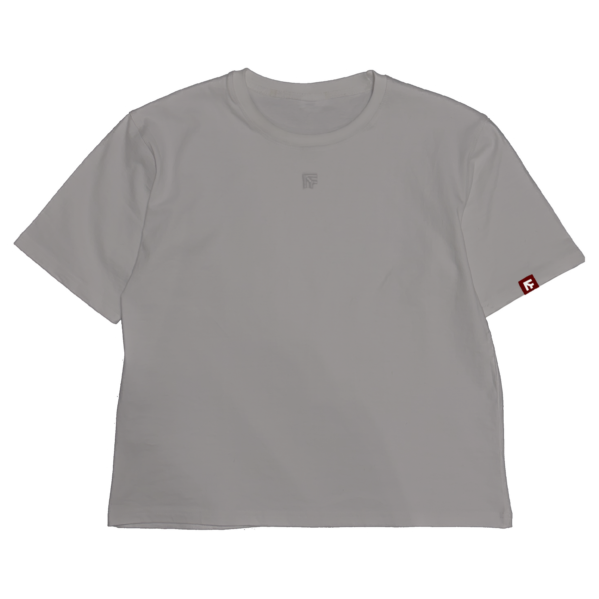 BOX TEE - Clay Grey (Embroidered Chest)