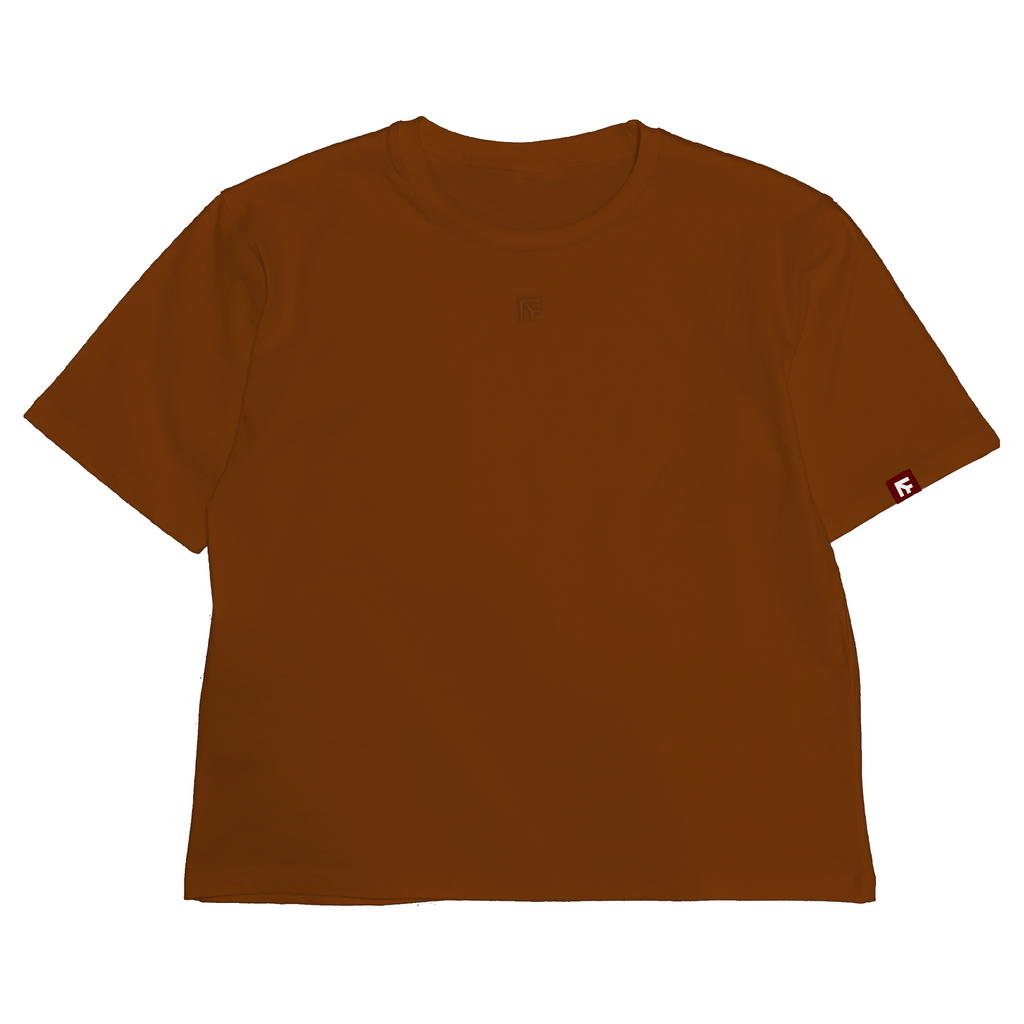 BOX TEE - Pine Cone Brown (Embroidered Chest)