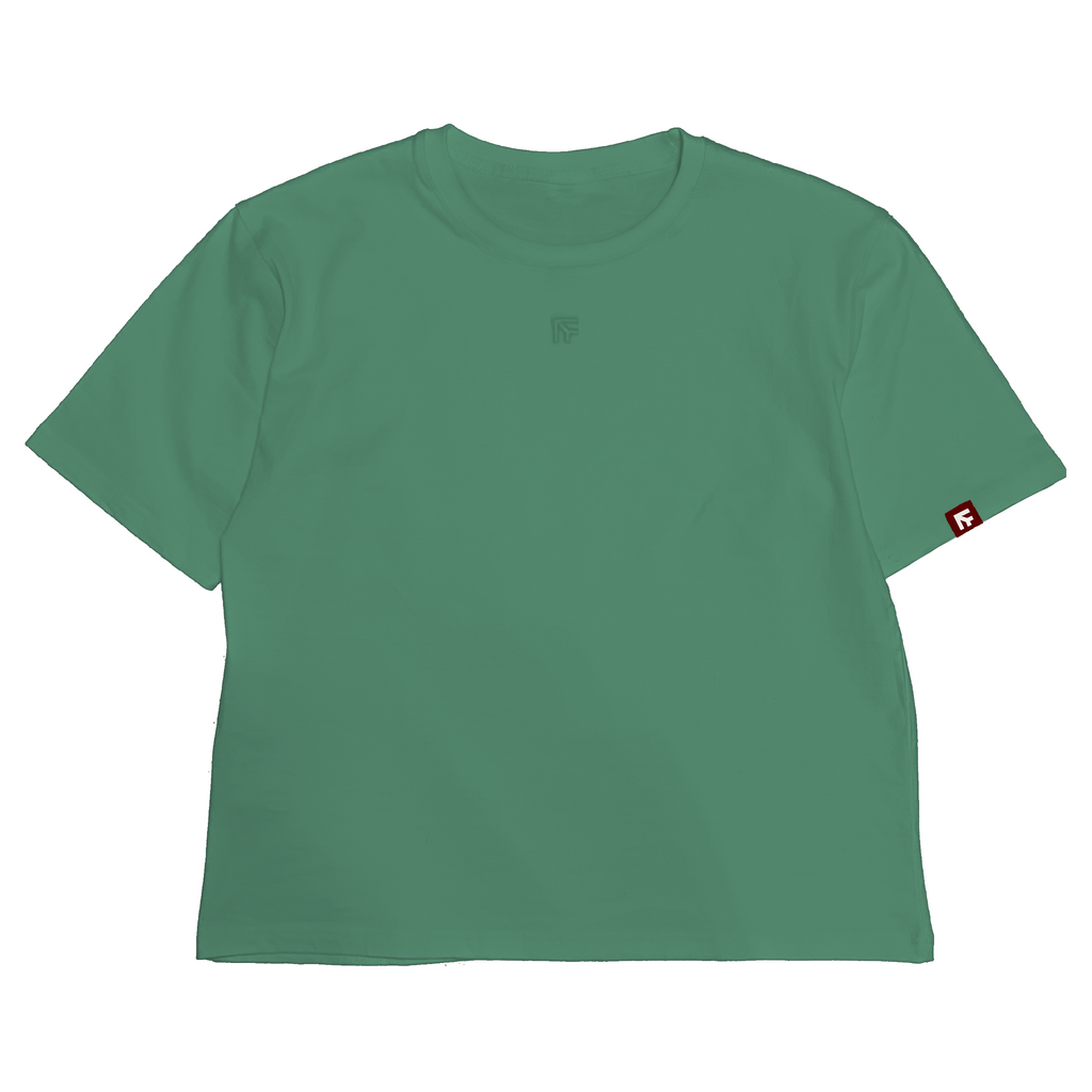 BOX TEE - Prairies Green (Embroidered Chest)