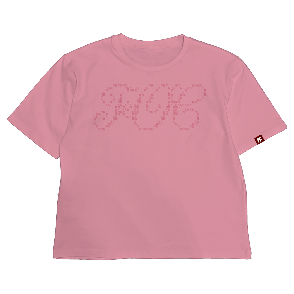 FOC Mosiac TEE - Wild Rose Pink